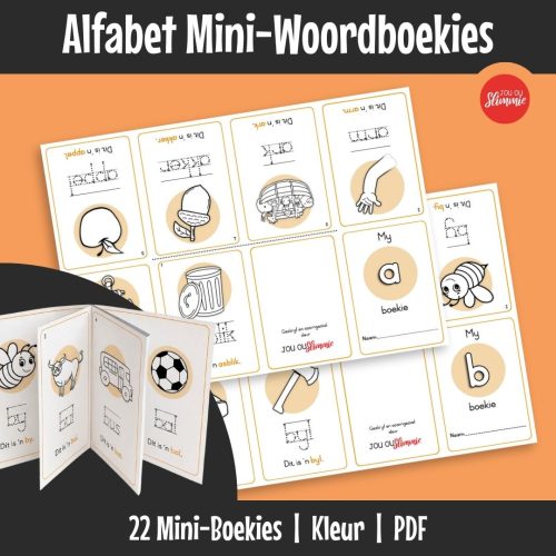 Alfabet Mini Woordboekies Afrikaans Alfabet Mini-Woordboekies