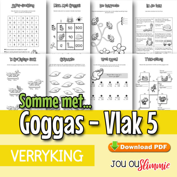 Somme met... Goggas - Vlak 5