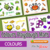 Colours Playdough Mats