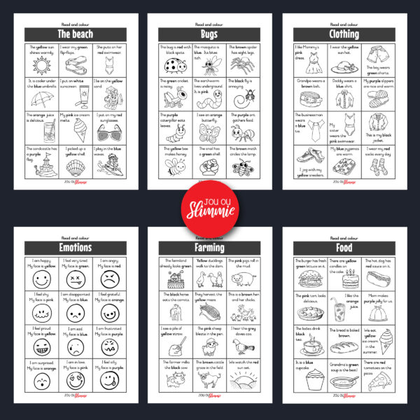 Read and colour overview.