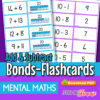 Add and subtract flashcards for mental maths practice.
