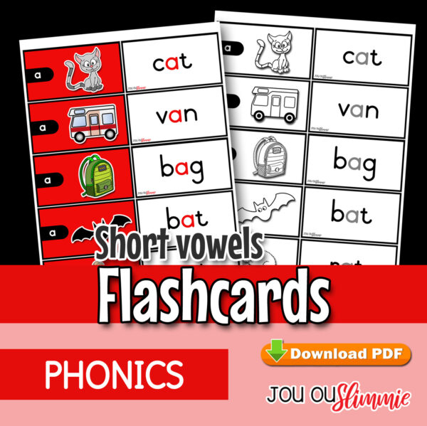 Flashcards Short Vowels