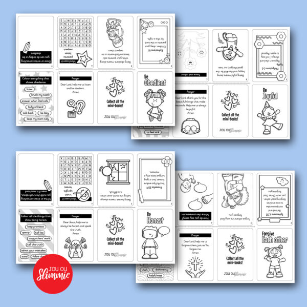 ENG BIBLICAL VALUES MINI BOOKS Overview of the Biblical Value Mini-book set.