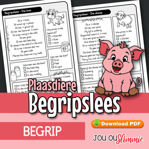 Begripslees: Plaasdiere