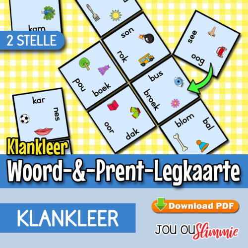 KLANKLEER LEGKAARTE copy Woord-&-Prent-Legkaart: Klankleer