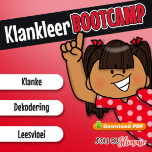 ’n Bondige klankleer-pakket met kern hulpmiddels om jou kind gerigte ondersteuning te bied in klankherkenning, woorddekodering en leesvloei – ideaal vir ouers en kinders met beperkte tyd. (Aflaaibare PDFs)