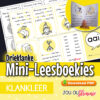 Mini-Leesboekies wat elkeen fokus op een drieklank.