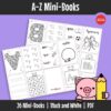 These alphabet mini-booklets make learning letters simple and practical. Each booklet focuses on one letter with activities for recognition, writing and fine motor practice.
