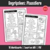 Hierdie begripslees-oefeninge help kinders om kort nie-fiksie tekste te lees en te verstaan. Elke leesstuk sluit vrae en visuele ondersteuning in om leesbegrip stap vir stap te bou.