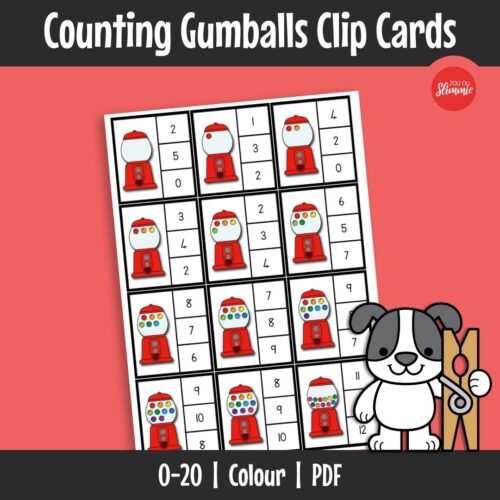 A fun hands-on counting activity for beginners that strengthens number recognition and counting skills.
