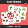 ’n Stel kleurvolle kleimatte wat leerders help om 11 basiese kleure te leer deur praktiese klei-aktiwiteite.