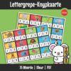’n Interaktiewe aktiwiteit wat kinders help om lettergrepe in woorde te herken en te tel. Gebruik wasgoedpennetjies of skuifspelde om die korrekte aantal lettergrepe aan te dui.