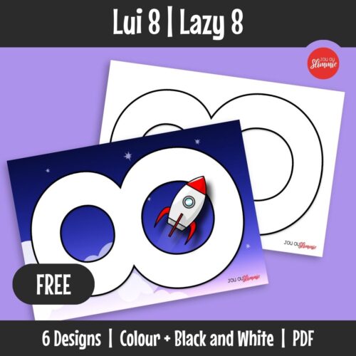 A set of Lazy 8 activities designed to develop midline crossing skills, hand-eye coordination, and fine motor control as preparation for writing.