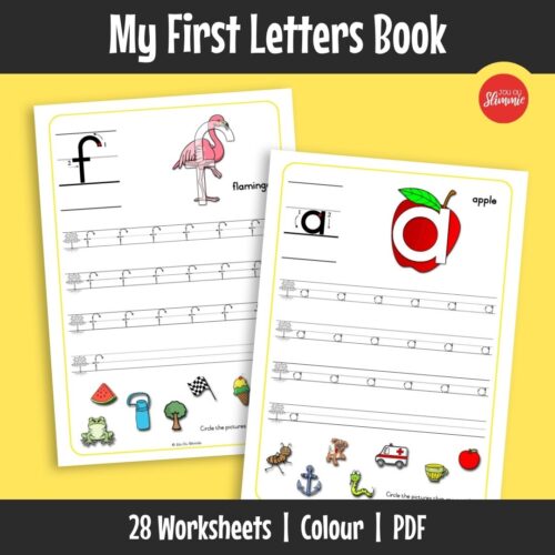 This is a handwriting workbook for beginners who are learning to write lowercase letters. Learners practise letter formation with visual and sound support.