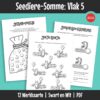 ’n Wiskunde-aktiwiteitsboekie met ’n prettige seediere-tema. Dit kan gebruik word vir inoefening, verryking en hersiening van basiese wiskundevaardighede en dek hoofsaaklik Graad 5 werk.