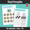 This comprehensive worksheet set is designed to support the development of visual perception skills for early learners. These skills contribute to early reading and mathematics readiness by strengthening symbol recognition, visual tracking, and the ability to process visual information accurately.
