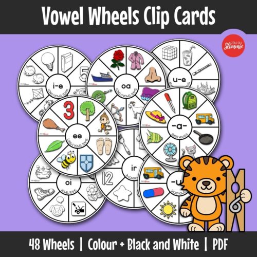 These vowel wheels help children recognise and practise vowels and vowel teams more easily.