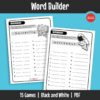 In this set of word-building games learners create smaller words from a longer word. Learners use given letters to form as many valid words as possible, supporting spelling and vocabulary practice.